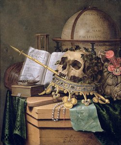 Vanitas, (ett allegoriskt stilleben)